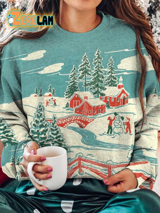 Vintage Winter Christmas Sweatshirt
