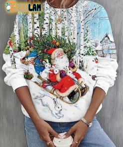 Winter Santa Christmas Sweatshirt