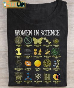 Women In Science Casual Print T-shirt