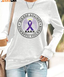 Womens Bikers Sgainst Domestic Violence Print Sweatshirt 2