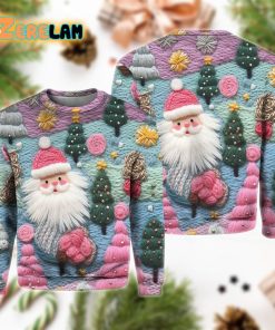 Women’s Christmas Santa Print Ugly Sweater
