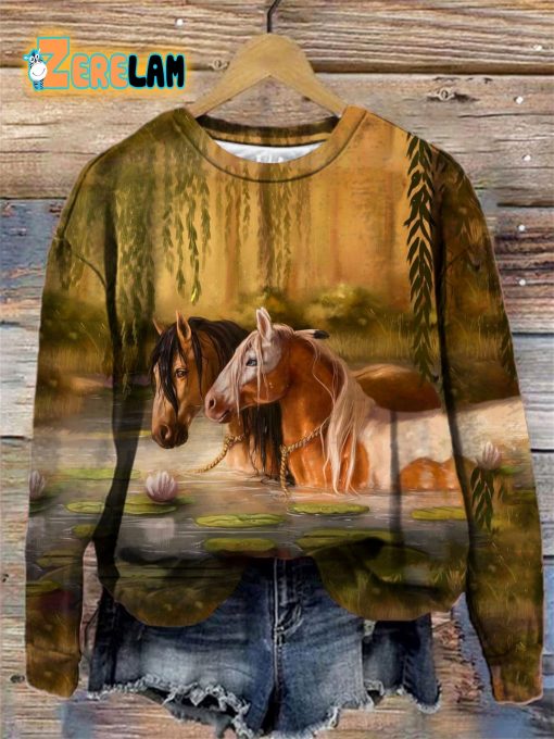 Women’s Horse Casual Sweatshirt