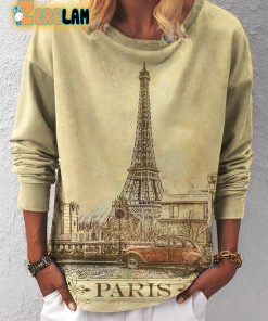 Women’s Vintage Paris Sweatshirt