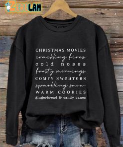 Womens Winter Christmas List Sweatshirt 2 1
