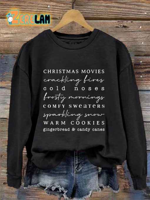 Women’s Winter Christmas List Sweatshirt