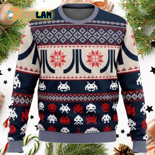 Xmas Classic Atari Logo Ugly Sweater