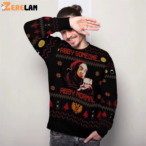 Young Frankenstein Abby Someone Abby normal ugly sweater 3D All Over Printed Shirts for Men and Women