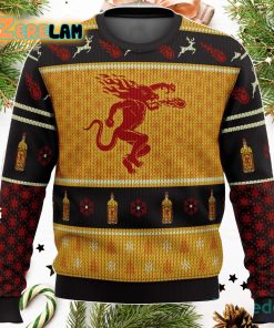 Fireball Cinnamon Whisky Christmas Ugly Sweater