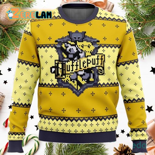 Harry Potter Hufflepuff 3D Christmas Ugly Sweater