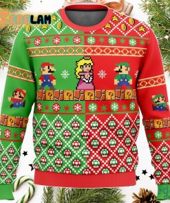 Mario Bros Ugly Christmas Ugly Sweater