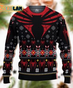 3d All Over Printed Spiderman Winter Ugly Sweater
