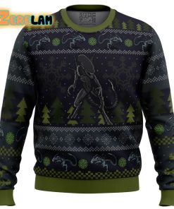 A Christmas Bug Hunt Xenomorph Ugly Sweater
