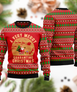 A Very Merry Quarantine Christmas Ugly Sweater