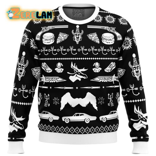 A Very Supernatural Christmas Supernatural Ugly Sweater