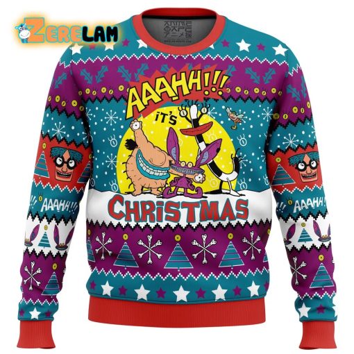 Aaahh Real Monsters Nickelodeon Ugly Sweater