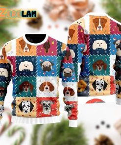 Adorable Dogs And Puppies Christmas Ugly Sweater For Men Women