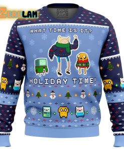 Adventure Time Christmas Time Ugly Sweater For Unisex
