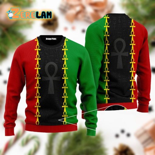 African Christmas Ugly Sweater For Men Women