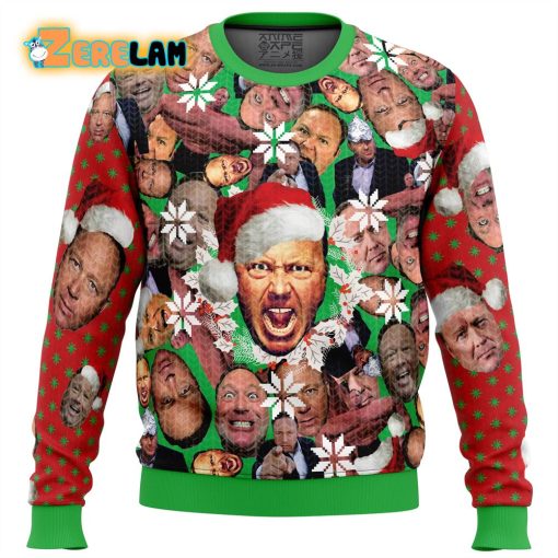 Alex Jones Christmas Funny Ugly Sweater