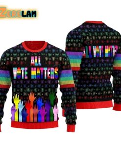 All Vote Matters Christmas Funny Ugly Sweater