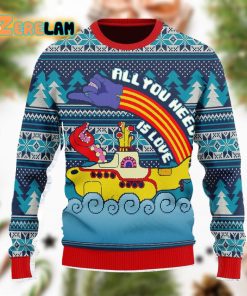 All You Need Is Love Christmas Funny Ugly Sweater