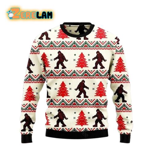 Amazing Bigfoot Christmas Ugly Sweater For Men Women