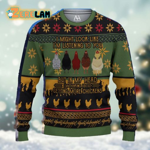Amazing Chicken Ugly Sweater