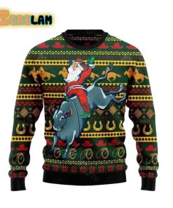 Amazing Cowboy Santa Claus Christmas Ugly Sweater