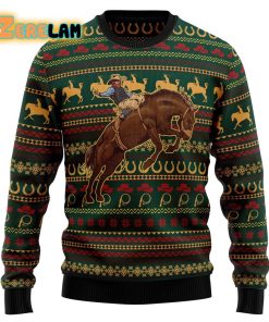 Amazing Cowboy Christmas Ugly Sweater