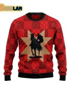 Amazing Cowgirl Christmas Ugly Sweater