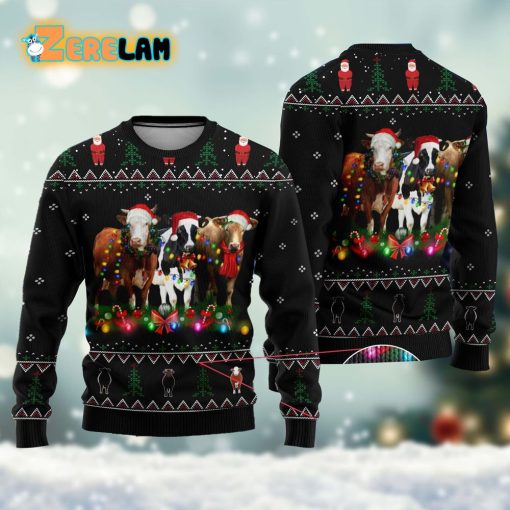 Amazing Cows Ugly Sweater 3d All Over Printed Shirt