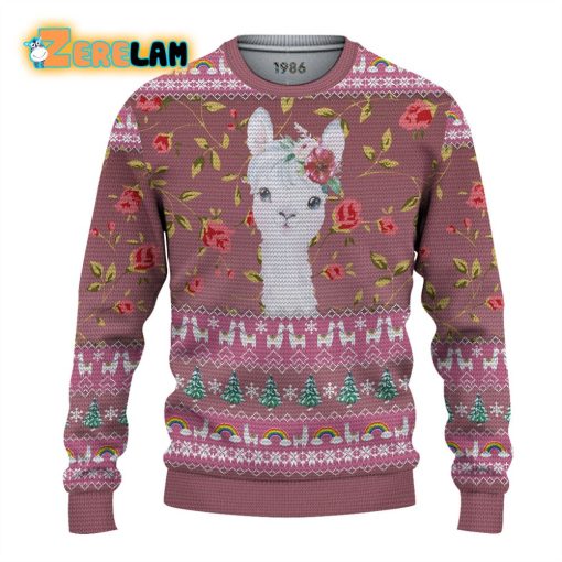 Amazing Llama Christmas Ugly Sweater