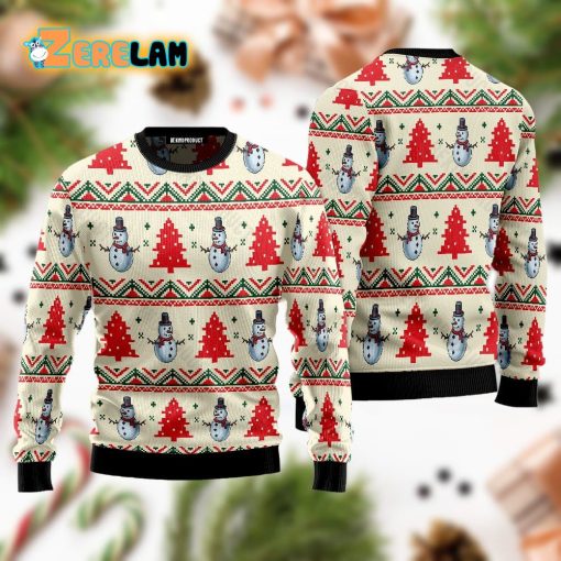 Amazing Snowman Christmas Ugly Sweater