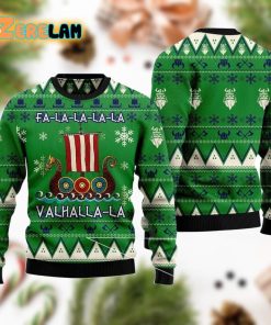 Amazing Viking Valhalla Christmas Ugly Sweater