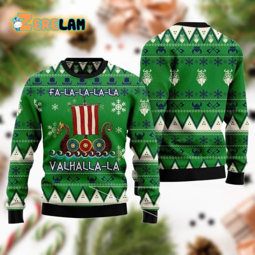 Amazing Viking Valhalla Christmas Ugly Sweater