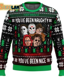 An Ugly Slasher Horror Movie Ugly Sweater