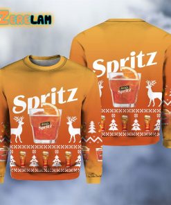 Aperol Spritz Christmas Ugly Sweater