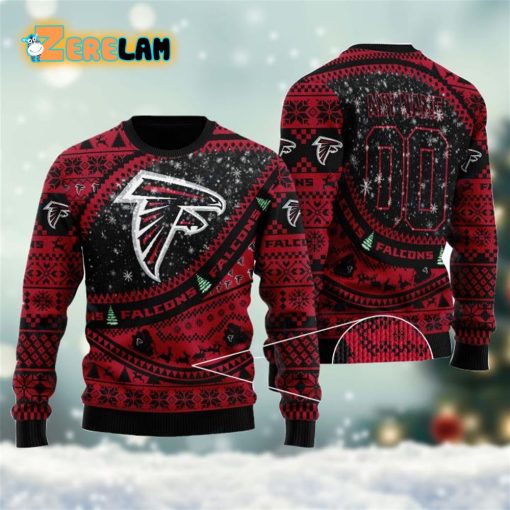 Falcons Woolen V4 Custom Ugly Sweater