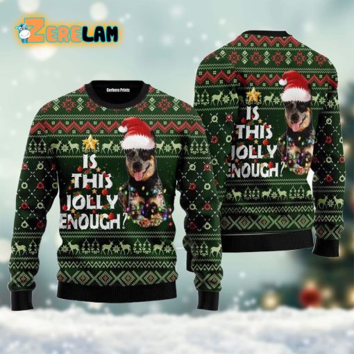 Australian Cattle Dog Jolly Ugly Sweater For Unisex