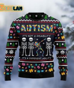 Autism Different Christmas Ugly Sweater