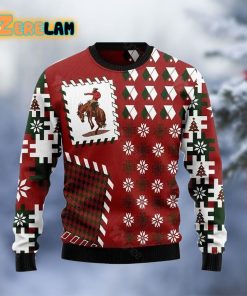 Awesome Cowboy Christmas Ugly Sweater