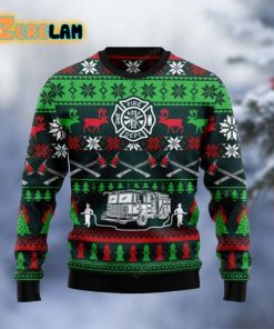 Awesome Firefighter Ugly Sweater Best Gift For Christmas