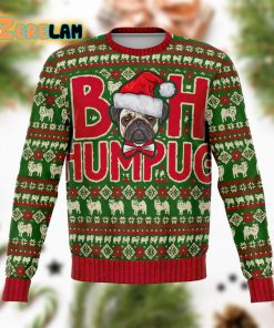 Bah Hum Pug Christmas Ugly Sweater