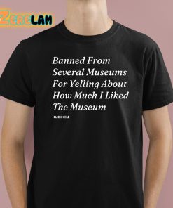 Banned From Several Museums For Yelling About How Much I Liked The Museum Shirt 1 1