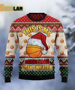 Basketball This Is My Christmas Ugly Sweater
