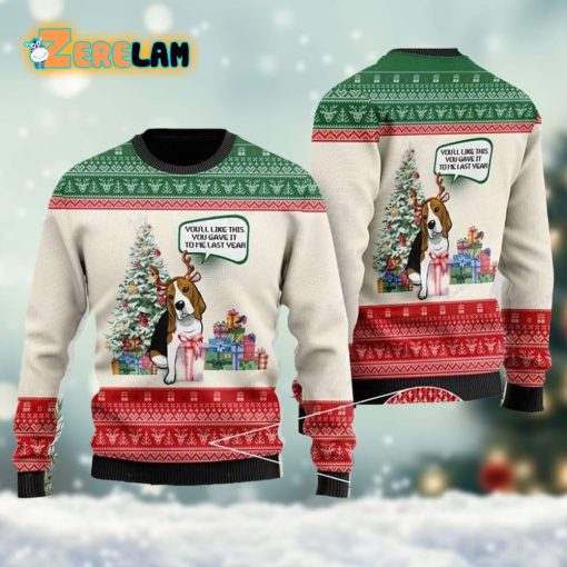 Beagle Dog Ugly Christmas Sweater For Pet Lover