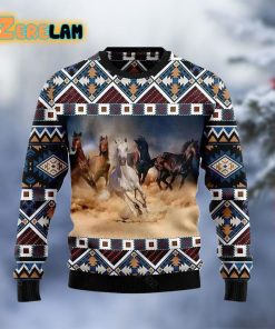 Beautiful Horses Christmas Ugly Sweater