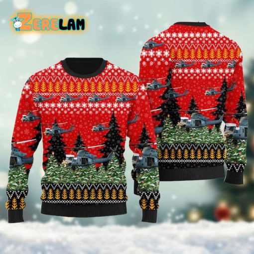 Bell Uh-1y Venom 3d Christmas Ugly Sweater
