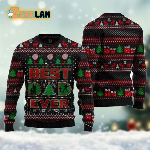 Best Dad Ever Christmas Ugly Sweater