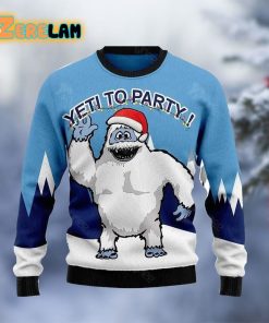Bigfoot Party Christmas Ugly Sweater